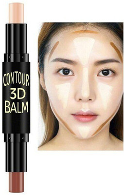 KA-KAIASHA Waterproof Stick 2 IN 1 Contour And Highlighter Concealer pack of 1 (20g) Concealer(beige, 20 g)