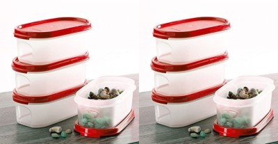 TUPPERWARE Plastic Utility Container  - 500 ml(Pack of 8, Red)