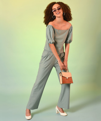 CAMPUS SUTRA Top Palazzos Co-ords Set