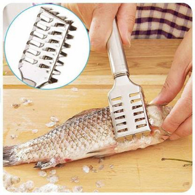 Cltllzen CLT 014 Fish Scraper Stainless Steel Remove Fish Scaler Fish Scaler(Pack of 1)