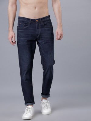 LOCOMOTIVE Tapered Fit Men Dark Blue Jeans