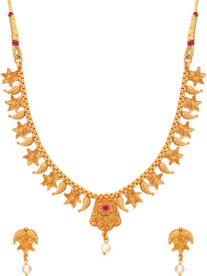 Vermont Copper Gold-plated Gold Jewellery Set(Pack of 1)