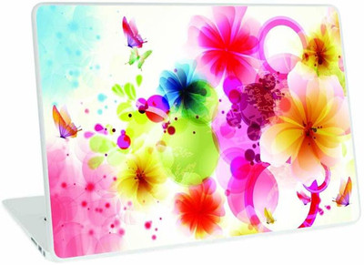 Galaxsia Floral D50 vinyl Laptop Skin Compatible for 15.6 inch(Theme: Nature)