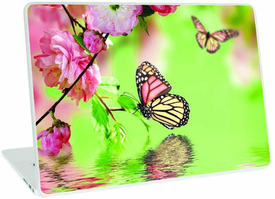 Galaxsia Floral D53 vinyl Laptop Skin Compatible for 15.6 inch(Theme: Nature)