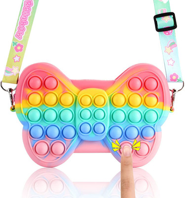 Party Propz Butterfly Pop It Bag - Pop It Sling, Butterfly Pop It Bag / Pop It Bag For Kids(Multicolor)