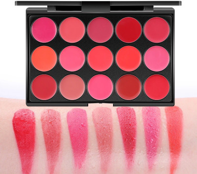 YAWI Smudge Proof & Kiss Proof Long Lasting Multi Colors Lip Palette Cream(Multicolor, 15 g)