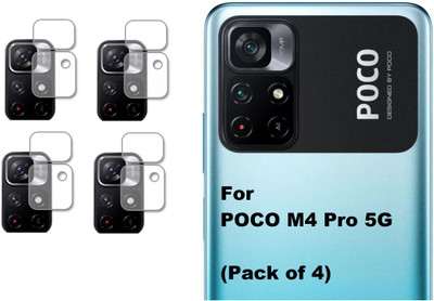 ISAAK Back Camera Lens Glass Protector for Poco M4 Pro 5G(Pack of: 4)