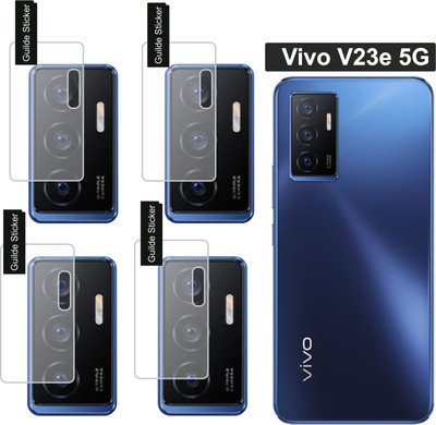 raxxy Back Camera Lens Glass Protector for Vivo V23e 5G(Pack of: 4)