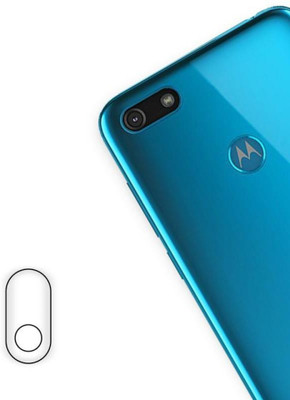 SHAKU Back Camera Lens Glass Protector for Moto E6 Play(Pack of: 2)