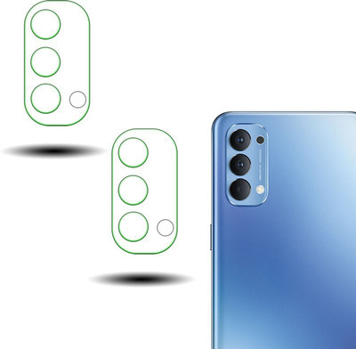 Litekart Back Camera Lens Glass Protector for Oppo Reno 4(Pack of: 2)