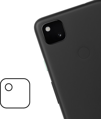 SHAKU Back Camera Lens Glass Protector for Google pixel 4a(Pack of: 2)