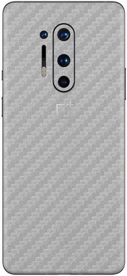 Orgic India OnePlus 8 Pro Mobile Skin(Carbon Silver)