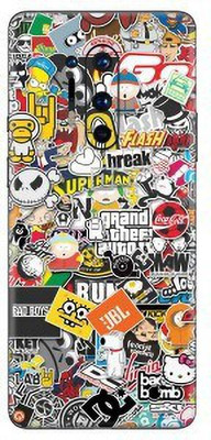 Orgic India OnePlus 8 Pro Mobile Skin(Sticker Bomb)