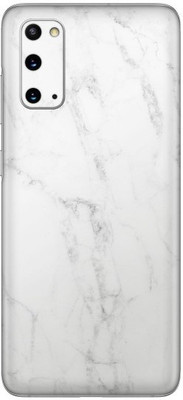 Orgic India Samsung S20 Mobile Skin(White Marble)