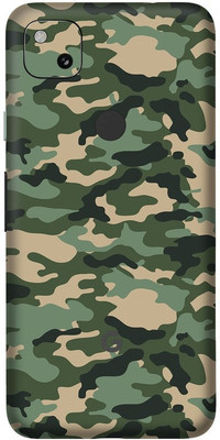 Orgic India Pixel 4A Mobile Skin(Camo Green)