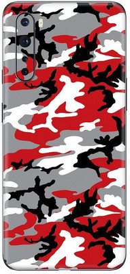Orgic India OnePlus Nord Mobile Skin(Camo Red)