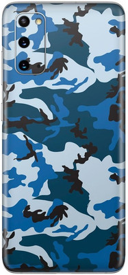 Orgic India Samsung S20 Mobile Skin(Camo Blue)