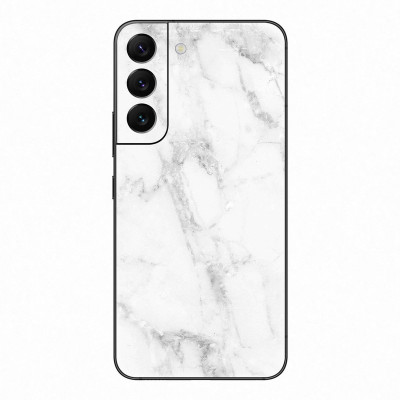 Orgic India Samsung S22 Mobile Skin(White Marble)