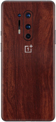 Orgic India OnePlus 8 Pro Mobile Skin(Dark Wood)