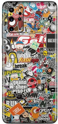 Orgic India Samsung S20 Plus Mobile Skin(Sticker Bomb)