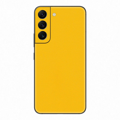 Orgic India Samsung S22 Mobile Skin(Yellow)