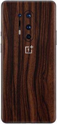 Orgic India OnePlus 8 Pro Mobile Skin(Ebony Wood)