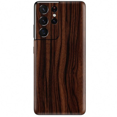 Orgic India Samsung S21 Ultra Mobile Skin(Ebony Wood)