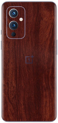 Orgic India OnePlus 9 Mobile Skin(Dark Wood)