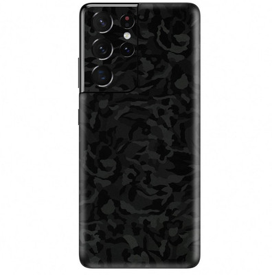 Orgic India Samsung S21 Ultra Mobile Skin(Camo Black)