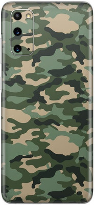 Orgic India Samsung S20 Mobile Skin(Camo Green)