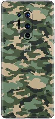 Orgic India OnePlus 8 Pro Mobile Skin(Camo Green)