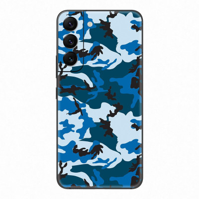 Orgic India Samsung S22 Plus Mobile Skin(Camo Blue)