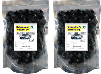 Debankan's Natural DF Blueberries Dried Fruits Combo Pack of 2 (150g x 2=300g) Blueberry(2 x 150 g)