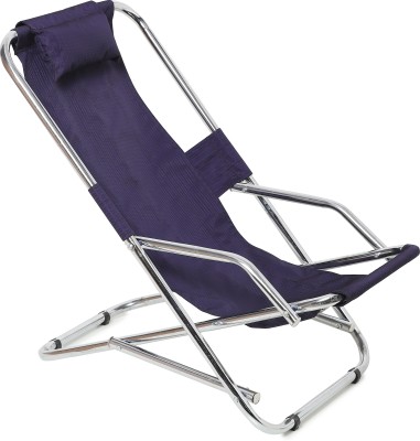 Essential world Metal Outdoor Chair(Blue, Pre-assembled)
