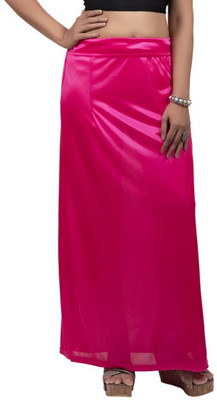 KAVYA DESIGNERS Rani Pink Satin Petticoat K6 Satin Blend Petticoat(Free)