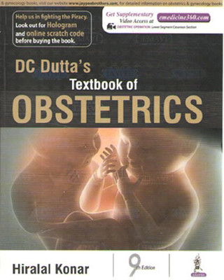 Dc Dutta's Textbook Of Obstetrics By Hiralal Konar(Paperback, HIRALAL KONAR 0)