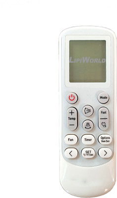 LipiWorld 144B AC Remote Control Compatible for  Samsung AC Remote Controller(Grey/White)
