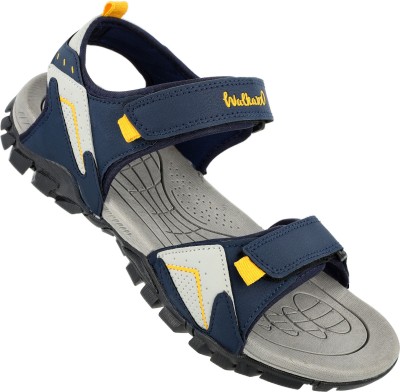 WALKAROO Men Sandals(Blue , 7)