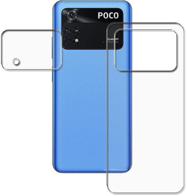 tombik Back Screen Guard for PUT-Poco M4 Pro-BACK+LENS(Pack of 2)