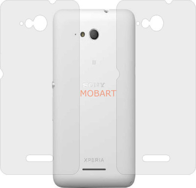 MOBART Back Screen Guard for SONY XPERIA E4G (Matte Finish)(Pack of 2)