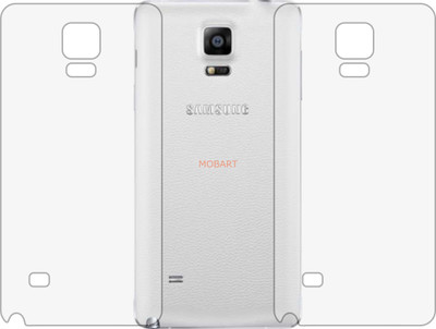 MOBART Back Screen Guard for SAMSUNG GALAXY NOTE 4 (Matte Finish)(Pack of 2)