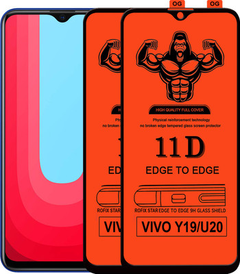 HQ Protection Edge To Edge Tempered Glass for VIVO U20(Pack of 2)