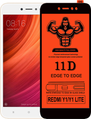HQ Protection Edge To Edge Tempered Glass for Mi Redmi Y1 Lite(Pack of 1)