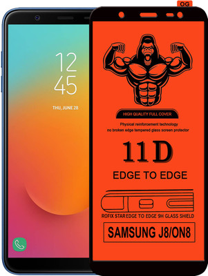 Laxdom Edge To Edge Tempered Glass for Samsung Galaxy On8(Pack of 1)