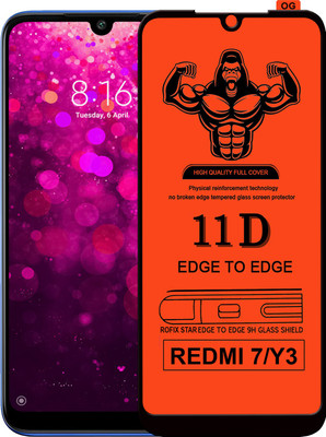 HQ Protection Edge To Edge Tempered Glass for REDMI Y3(Pack of 1)