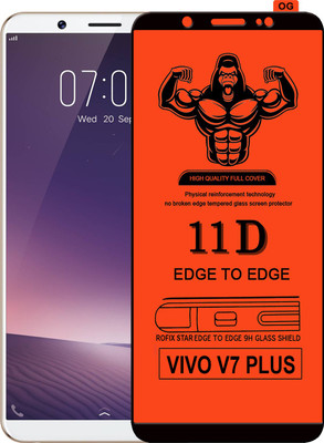 Laxdom Edge To Edge Tempered Glass for VIVO V7 Plus(Pack of 1)