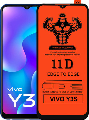 HQ Protection Edge To Edge Tempered Glass for VIVO Y3S(Pack of 1)
