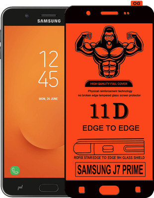 Laxdom Edge To Edge Tempered Glass for Samsung Galaxy J7 Prime(Pack of 1)