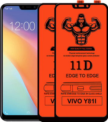 HQ Protection Edge To Edge Tempered Glass for VIVO Y81I(Pack of 2)