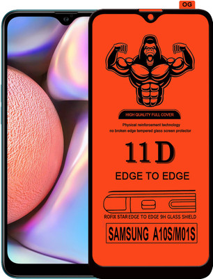 Laxdom Edge To Edge Tempered Glass for SAMSUNG GALAXY M01S(Pack of 1)